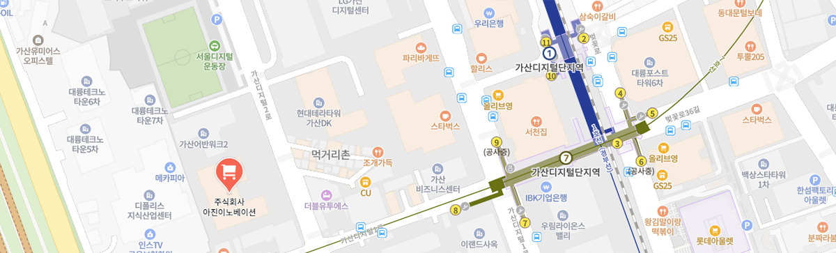 서울특별시 금천구 가산디지털2로 135 가산어반워크 1동 514호